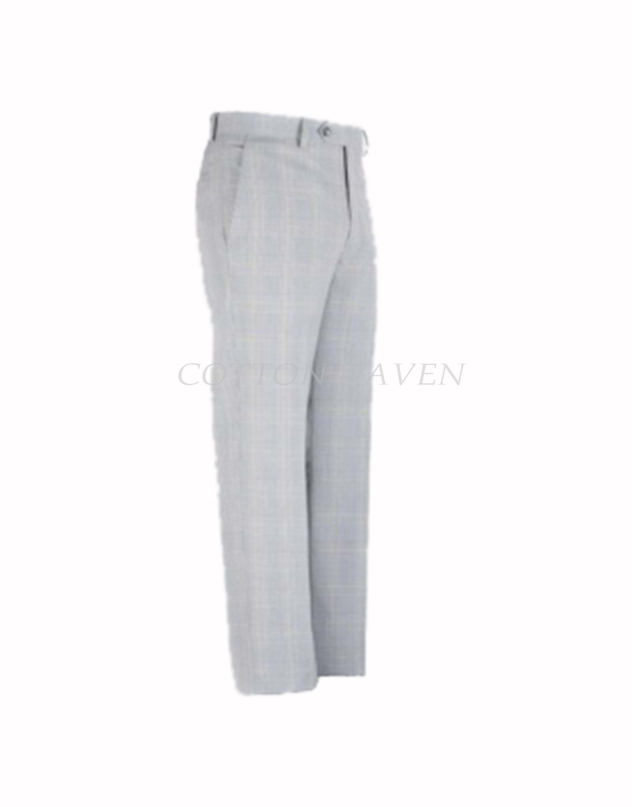Premium Men's Pleatless Stripe Trouser COTROM-GR5774 - Cotton Haven  Apparels India