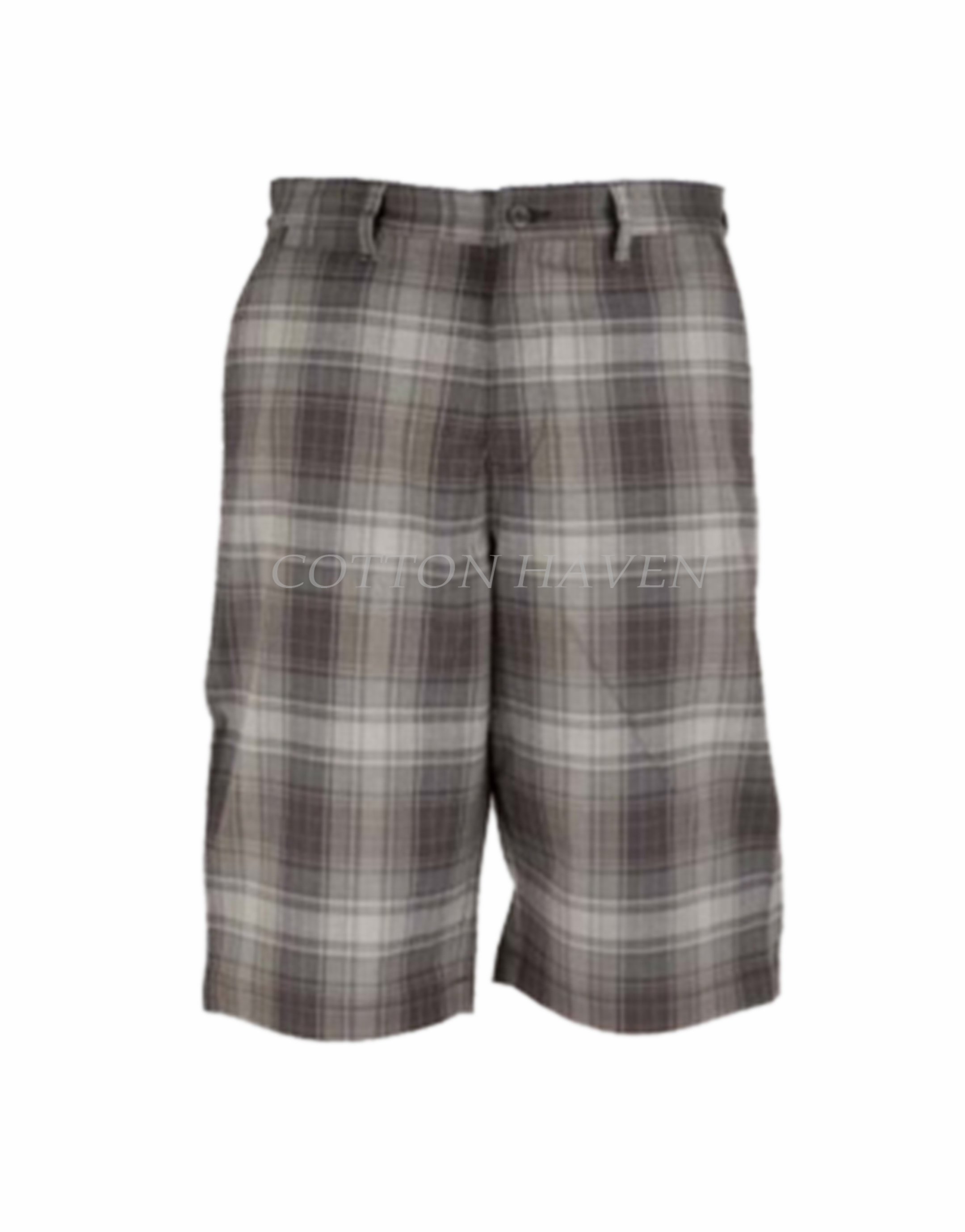 Men Cool Stretch Check Shorts CATROM-GR 191616 - Cotton Haven Apparels ...