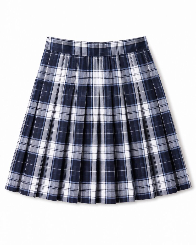 Tartan Pleated Skirt