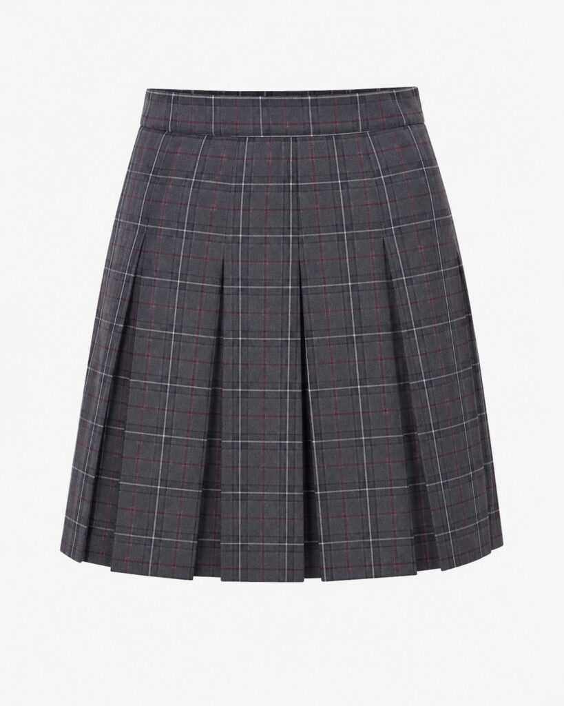 Pleated PV skirt