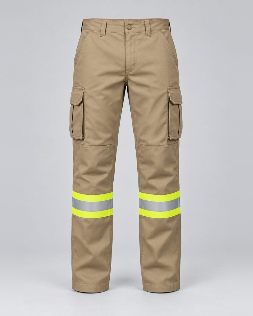 Hi-Vis Cargo Pants — Khaki