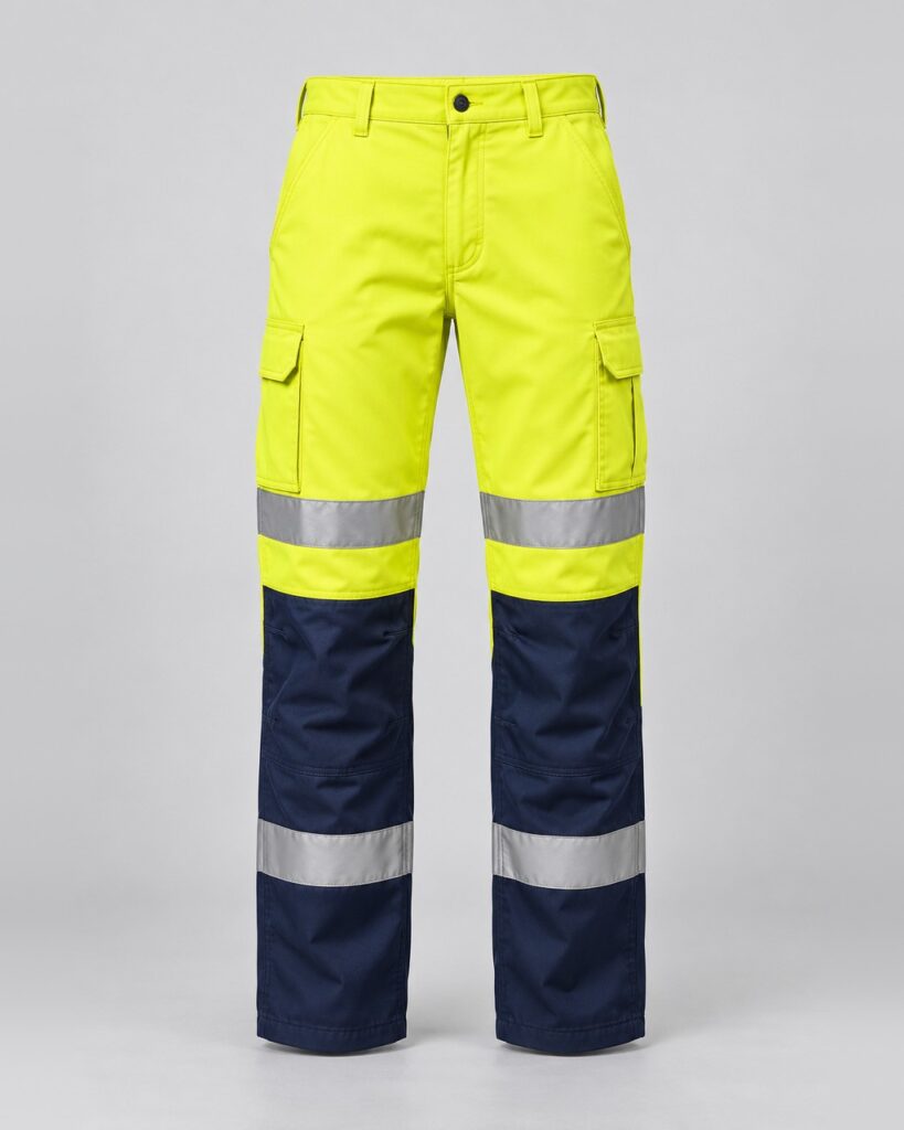 Hi-Vis Pants — Yellow/Navy